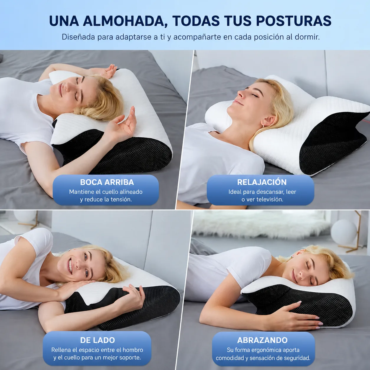 Posturas almohada cervical